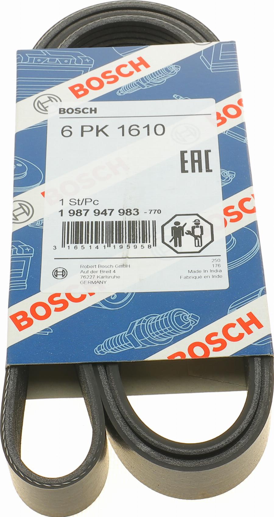 BOSCH 1 987 947 983 - Cinghia Poly-V www.autoricambi360.it