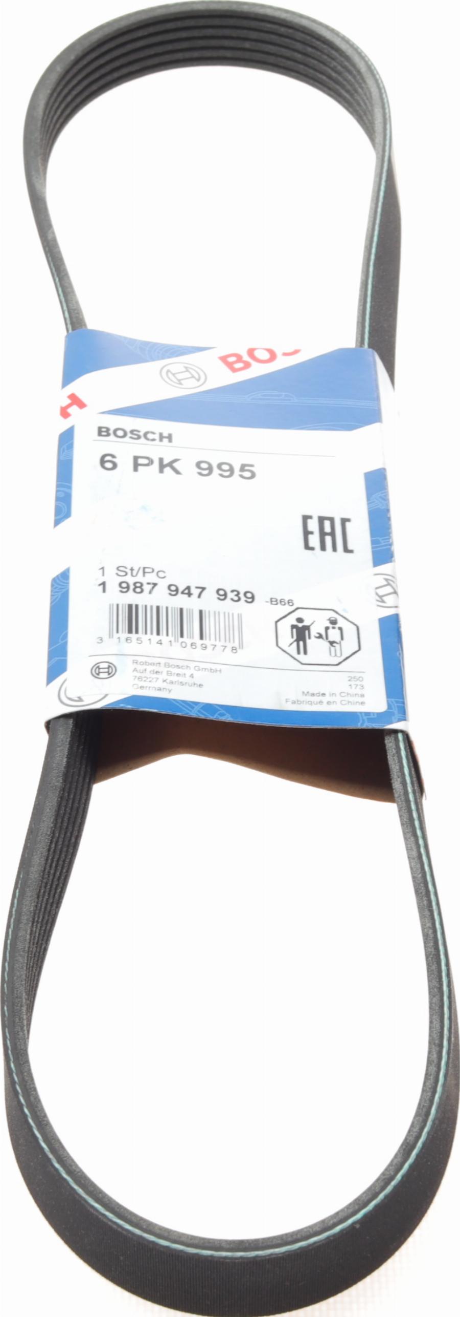 BOSCH 1 987 947 939 - Cinghia Poly-V www.autoricambi360.it