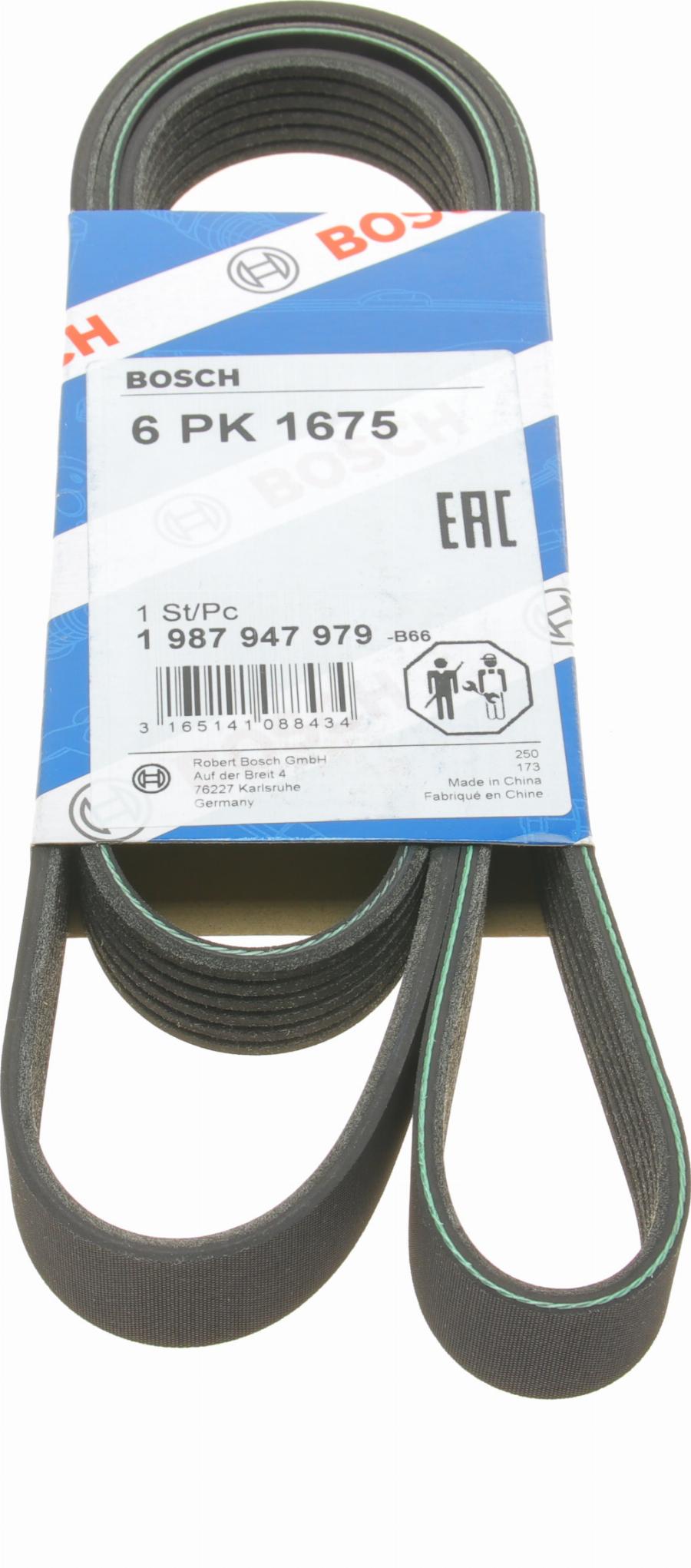 BOSCH 1 987 947 979 - Cinghia Poly-V www.autoricambi360.it