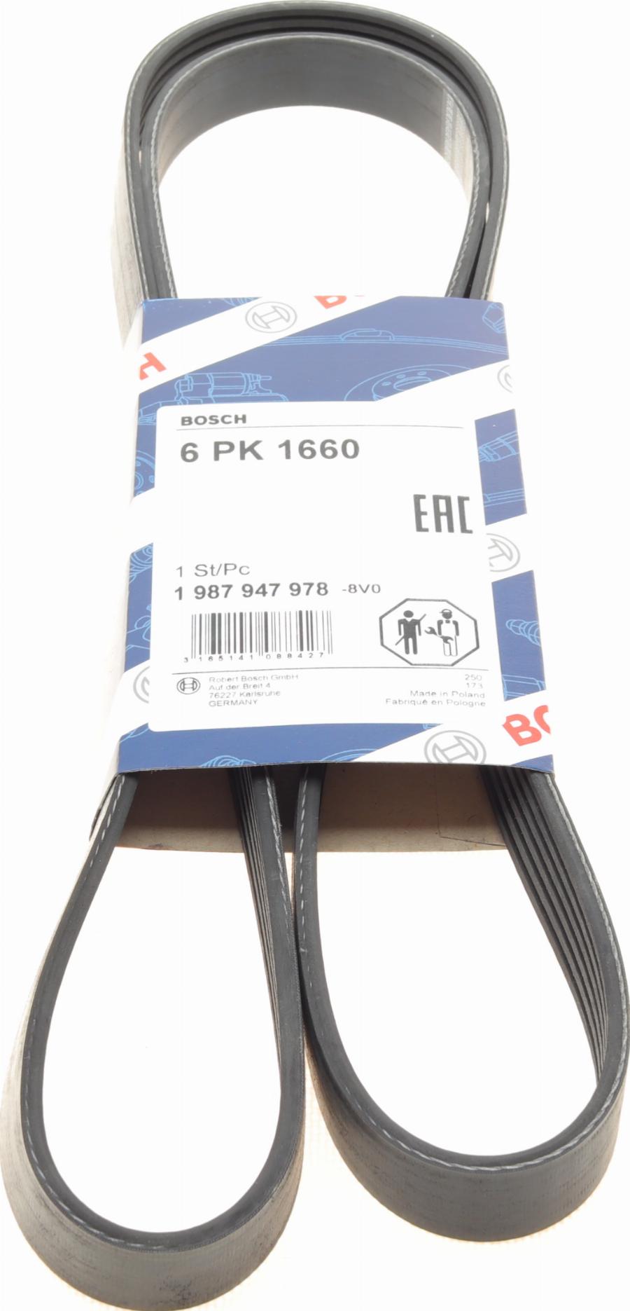 BOSCH 1 987 947 978 - Cinghia Poly-V www.autoricambi360.it