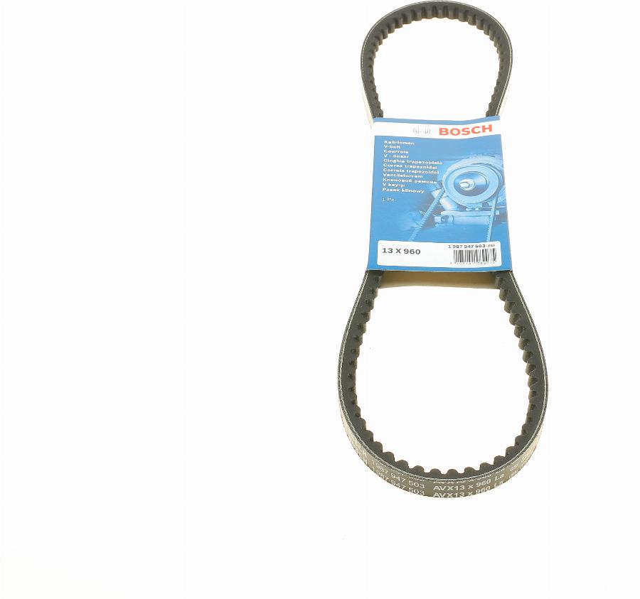 BOSCH 1 987 947 503 - Cinghia trapezoidale www.autoricambi360.it
