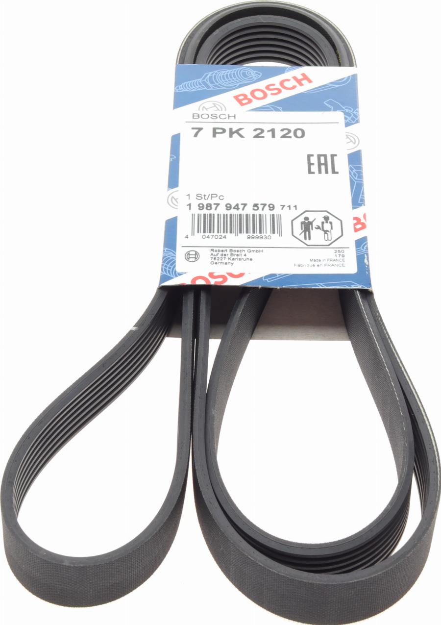 BOSCH 1 987 947 579 - Cinghia Poly-V www.autoricambi360.it
