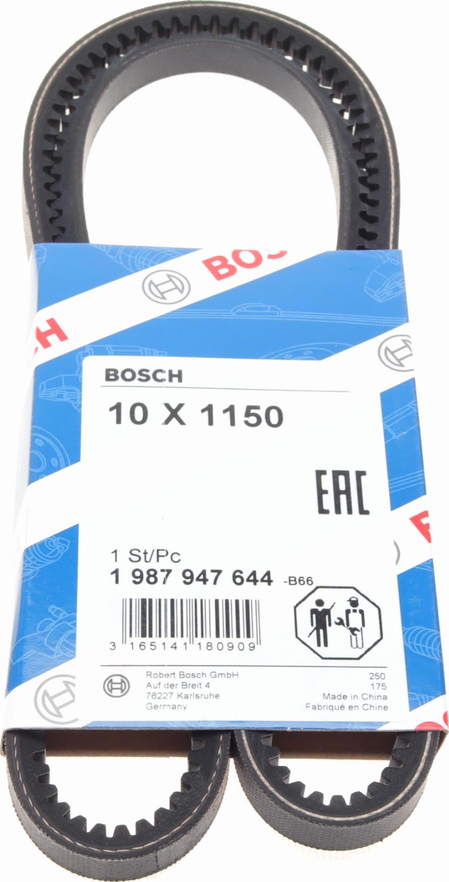 BOSCH 1 987 947 644 - Cinghia trapezoidale www.autoricambi360.it