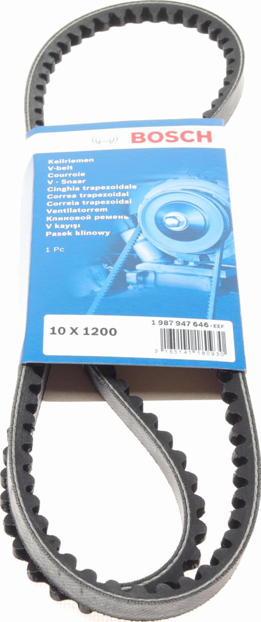 BOSCH 1 987 947 646 - Cinghia trapezoidale www.autoricambi360.it