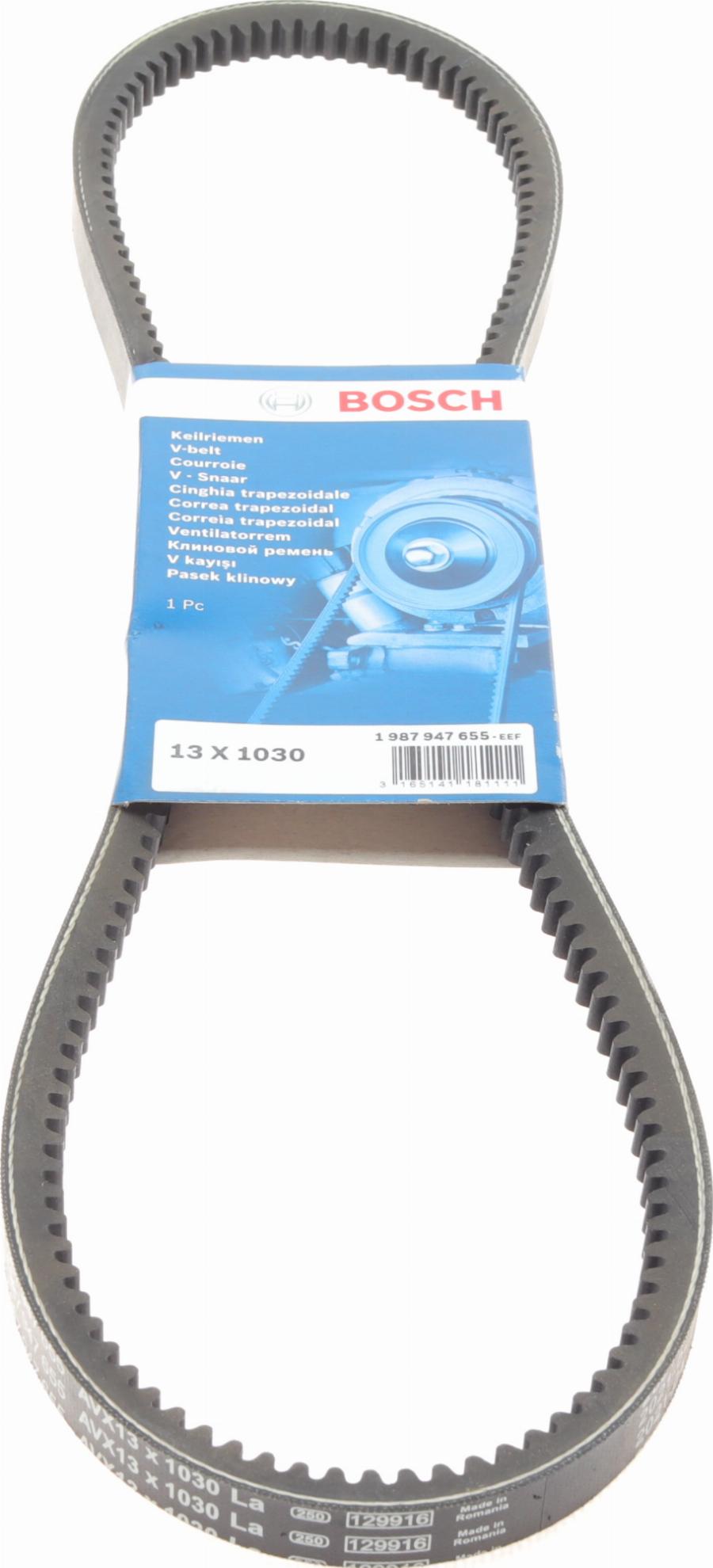 BOSCH 1 987 947 655 - Cinghia trapezoidale www.autoricambi360.it
