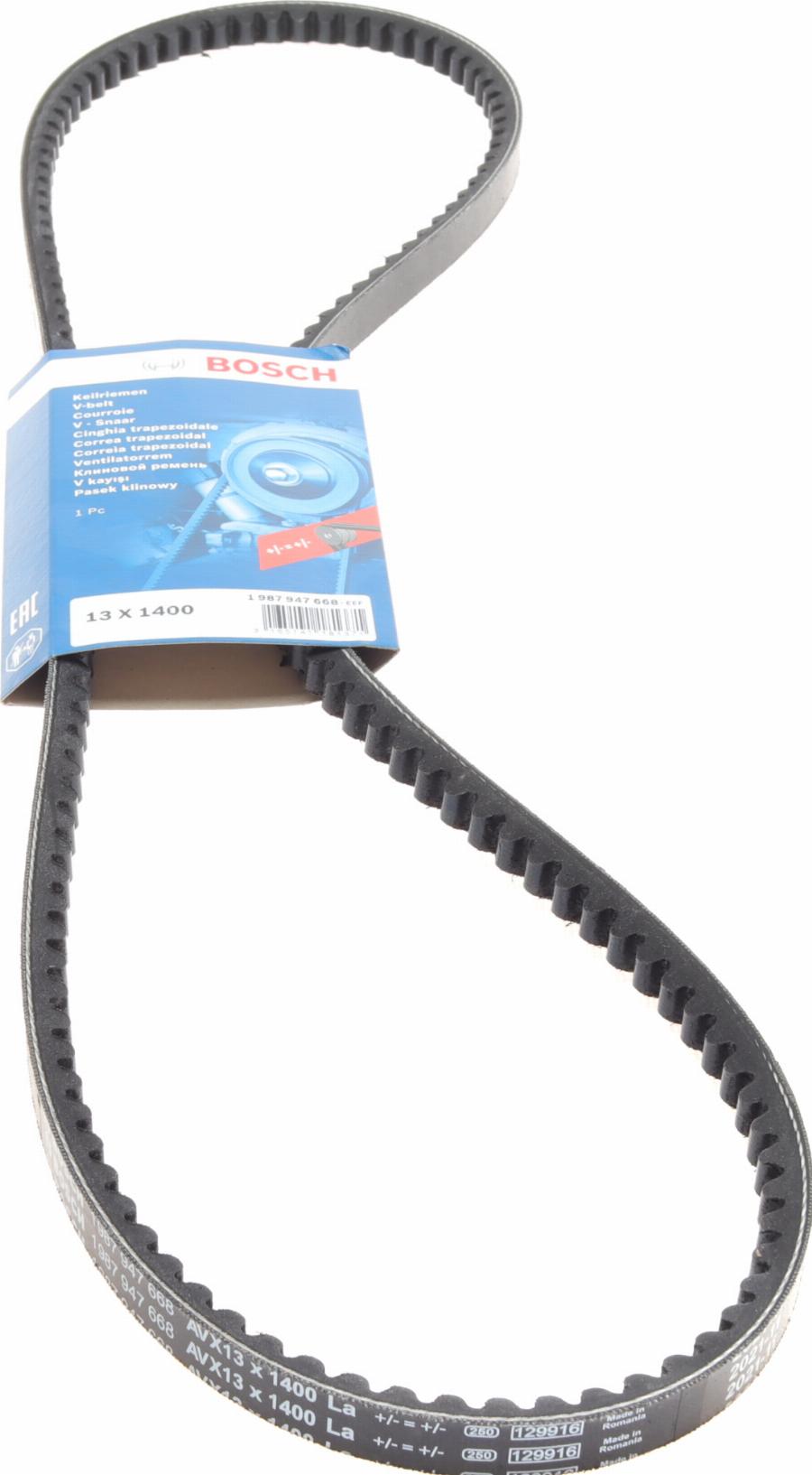 BOSCH 1 987 947 668 - Cinghia trapezoidale www.autoricambi360.it