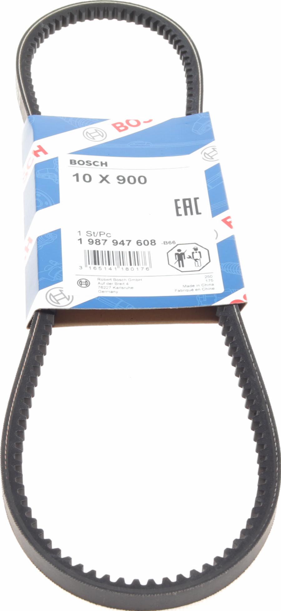 BOSCH 1 987 947 608 - Cinghia trapezoidale www.autoricambi360.it