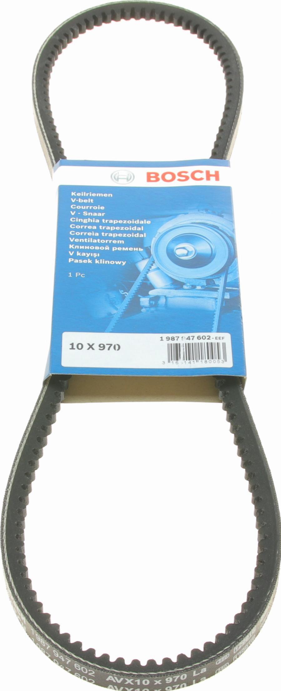 BOSCH 1 987 947 602 - Cinghia trapezoidale www.autoricambi360.it