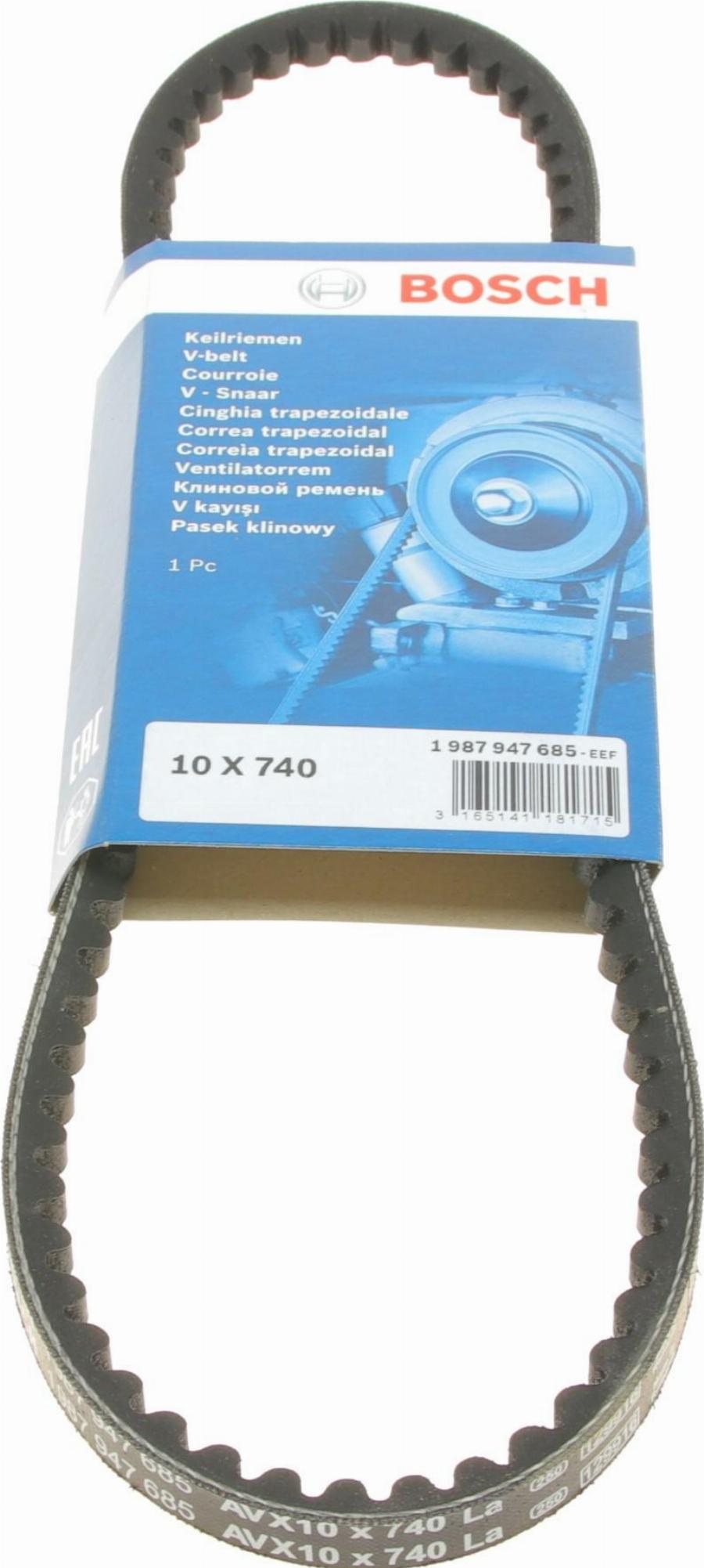 BOSCH 1 987 947 685 - Cinghia trapezoidale www.autoricambi360.it