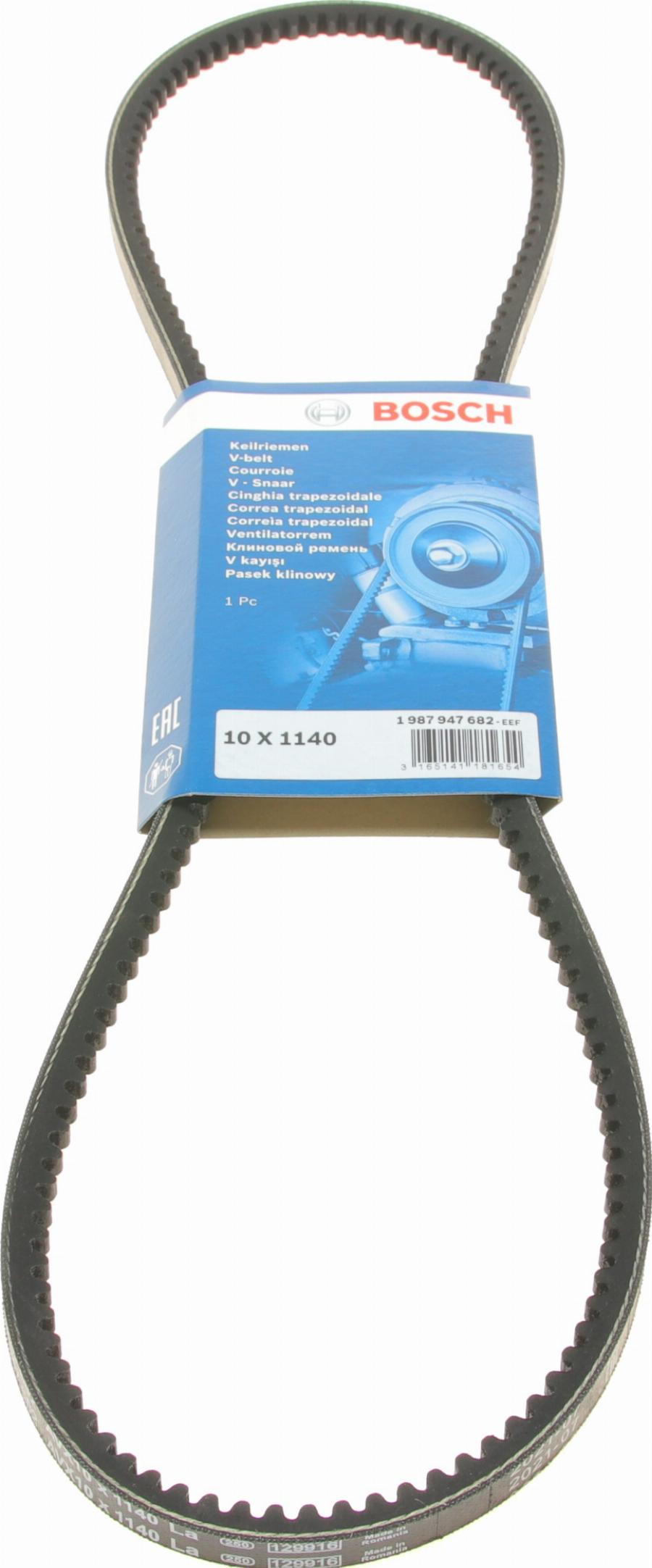 BOSCH 1 987 947 682 - Cinghia trapezoidale www.autoricambi360.it