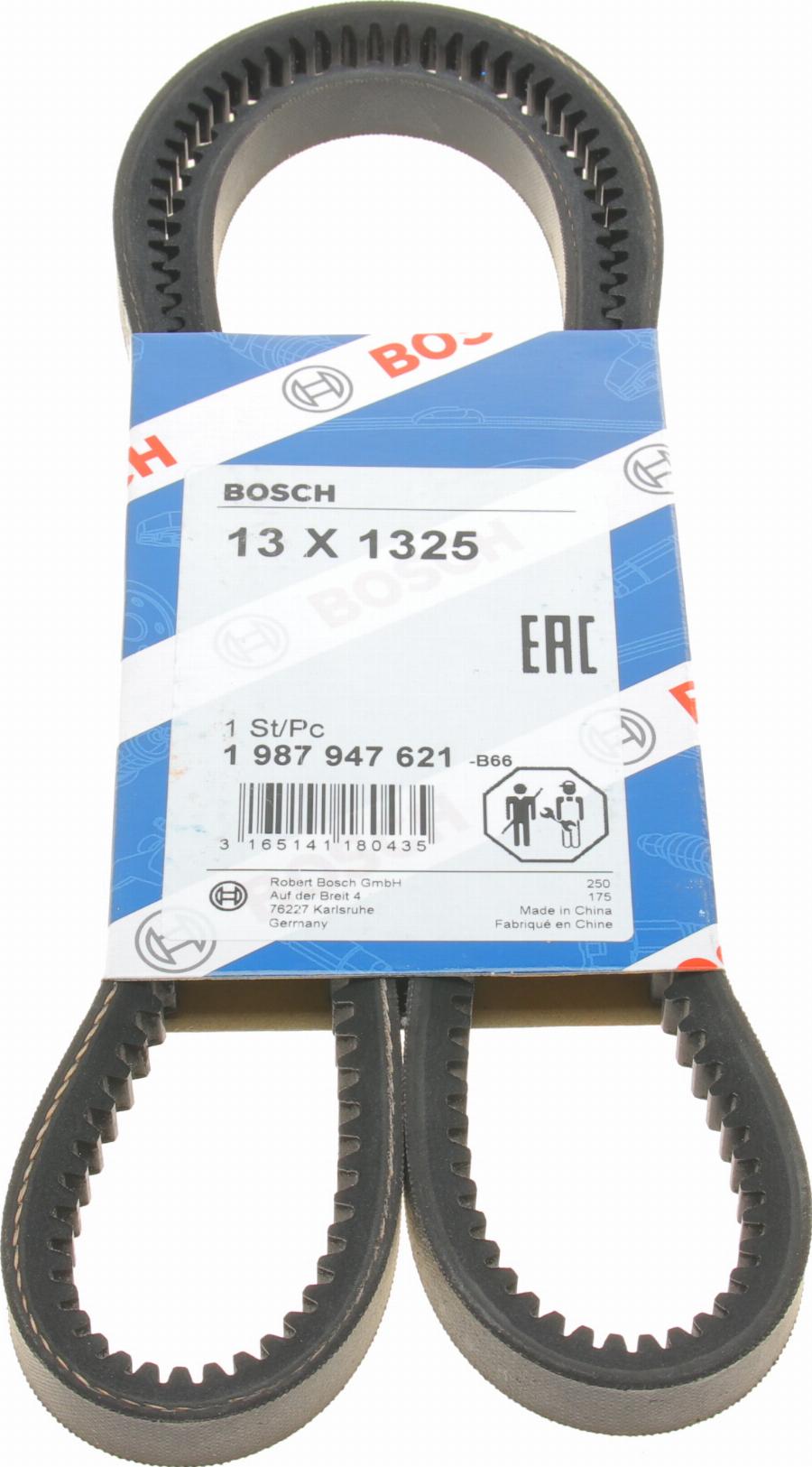 BOSCH 1 987 947 621 - Cinghia trapezoidale www.autoricambi360.it