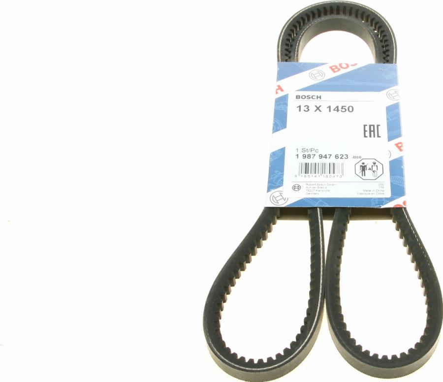 BOSCH 1 987 947 623 - Cinghia trapezoidale www.autoricambi360.it