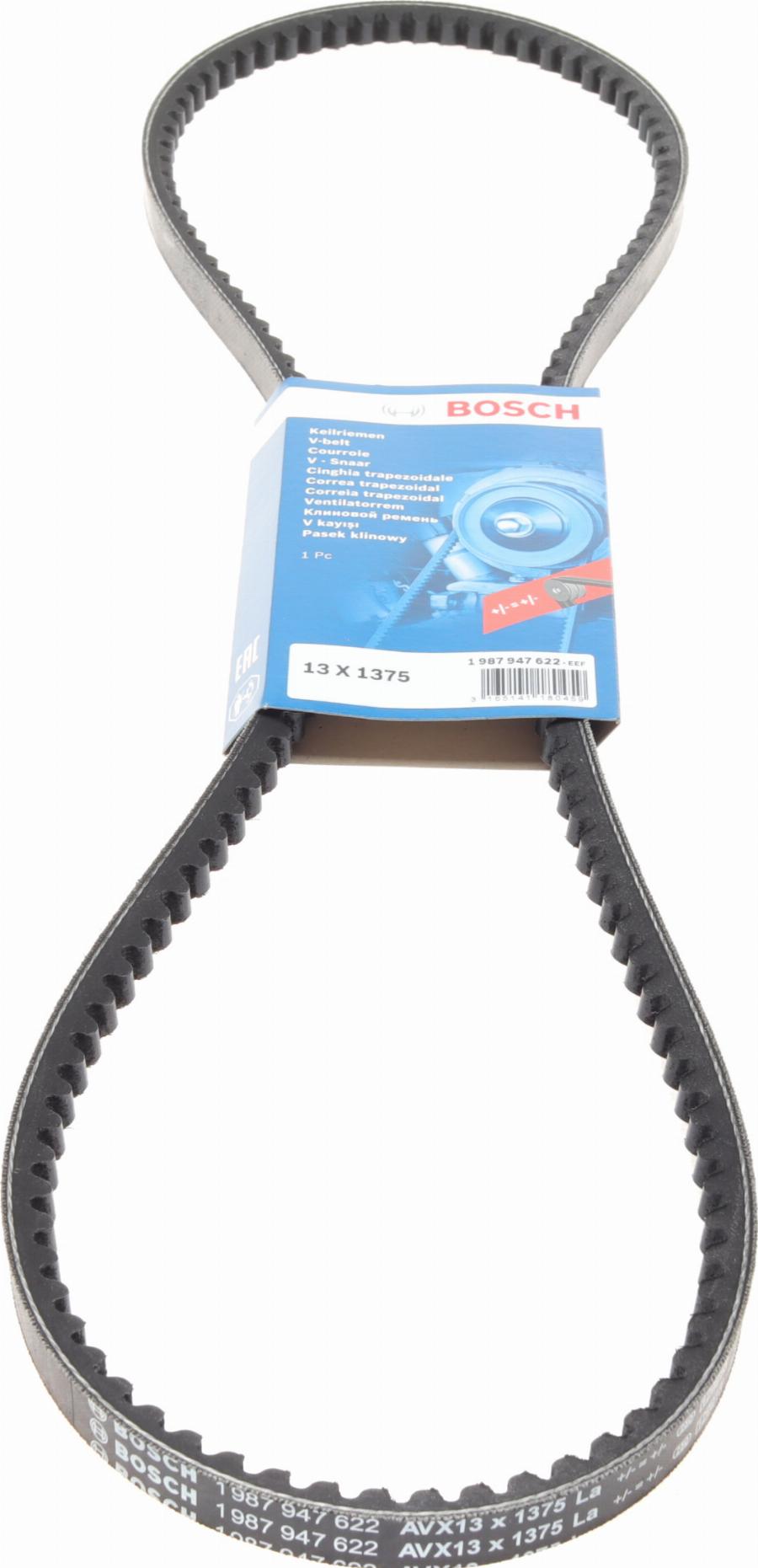 BOSCH 1 987 947 622 - Cinghia trapezoidale www.autoricambi360.it