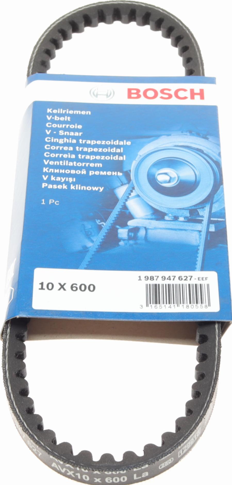 BOSCH 1 987 947 627 - Cinghia trapezoidale www.autoricambi360.it