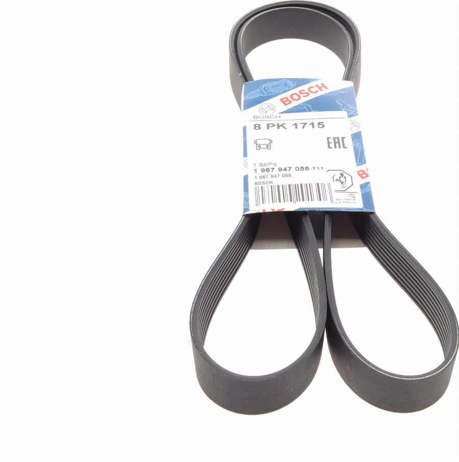 BOSCH 1 987 947 058 - Cinghia Poly-V www.autoricambi360.it
