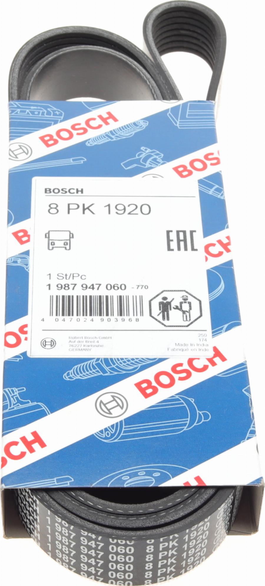 BOSCH 1 987 947 060 - Cinghia Poly-V www.autoricambi360.it