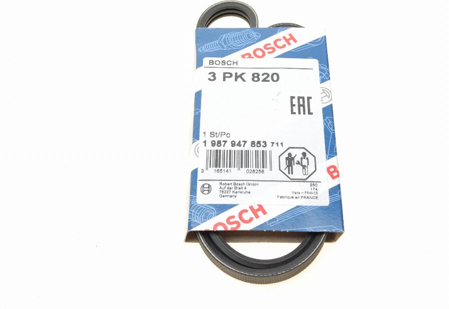 BOSCH 1 987 947 853 - Cinghia Poly-V www.autoricambi360.it