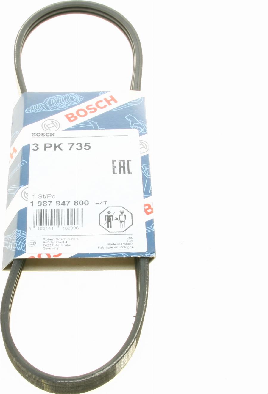 BOSCH 1 987 947 800 - Cinghia Poly-V www.autoricambi360.it
