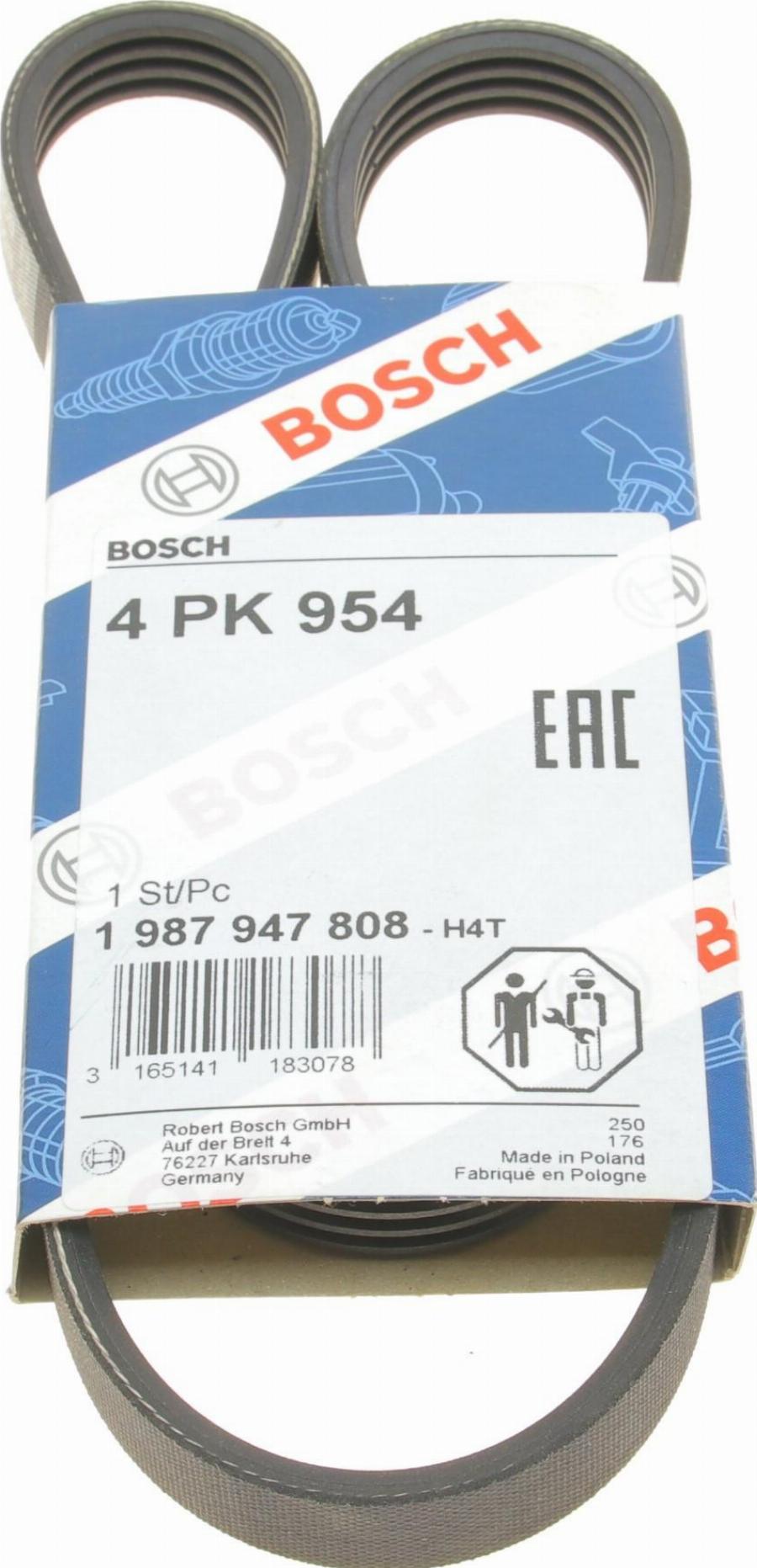 BOSCH 1 987 947 808 - Cinghia Poly-V www.autoricambi360.it