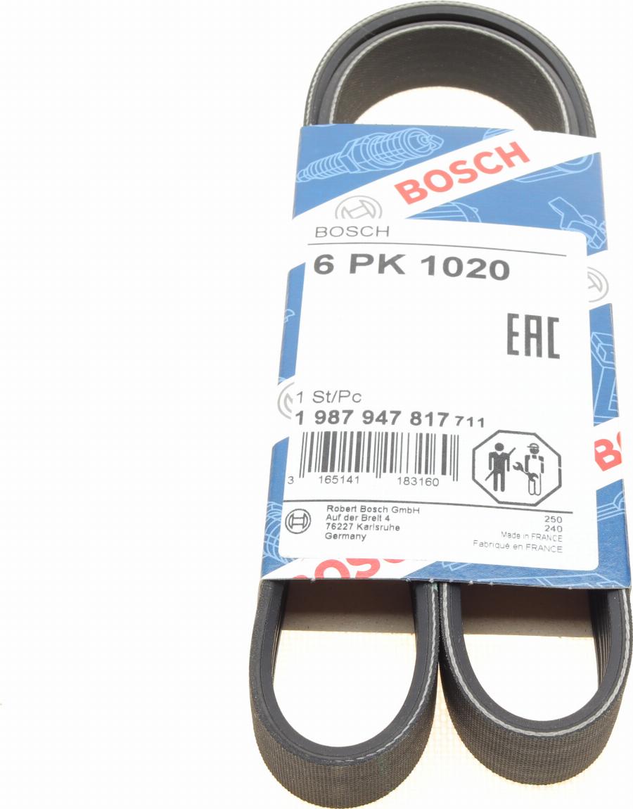 BOSCH 1 987 947 817 - Cinghia Poly-V www.autoricambi360.it