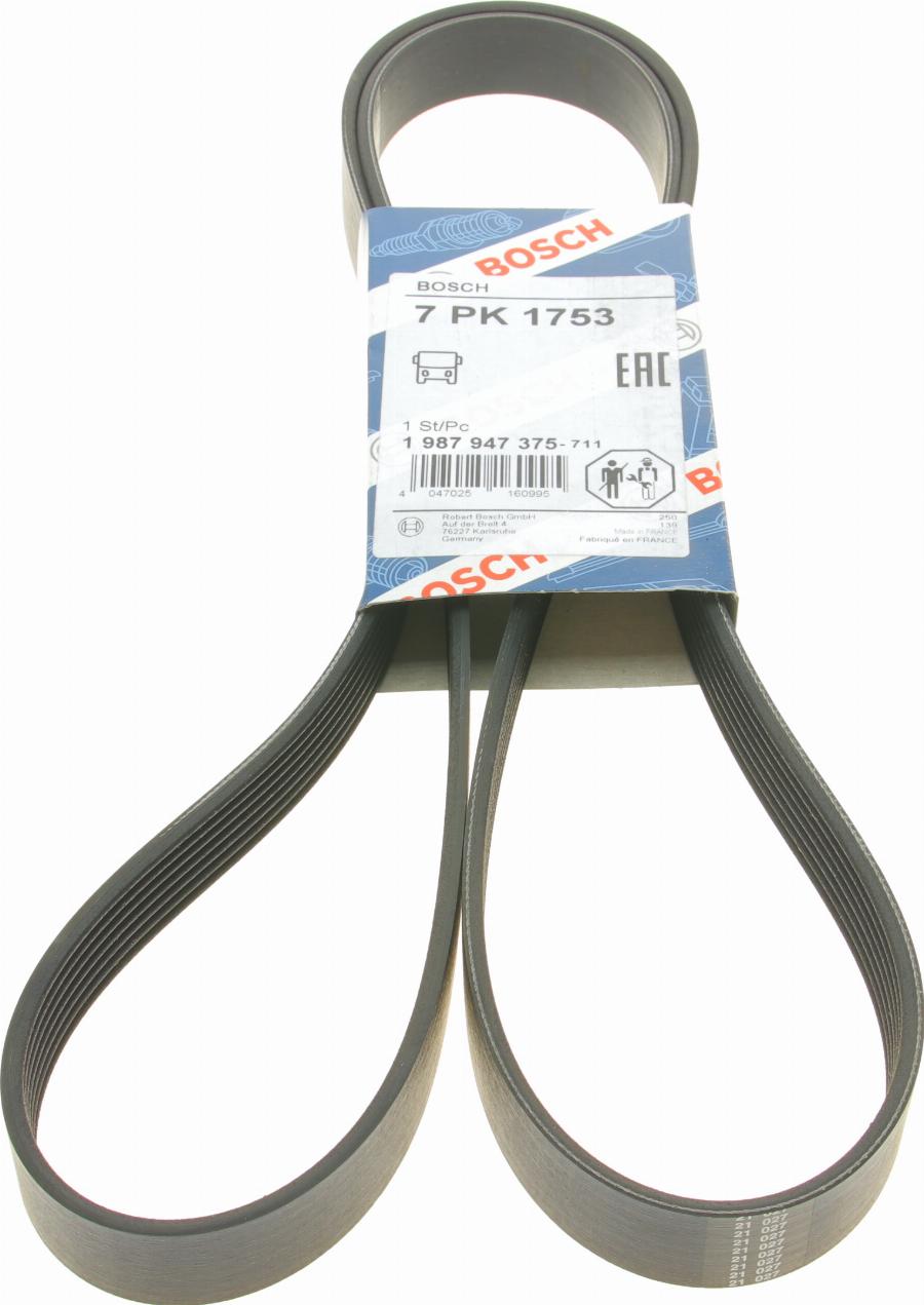 BOSCH 1 987 947 375 - Cinghia Poly-V www.autoricambi360.it