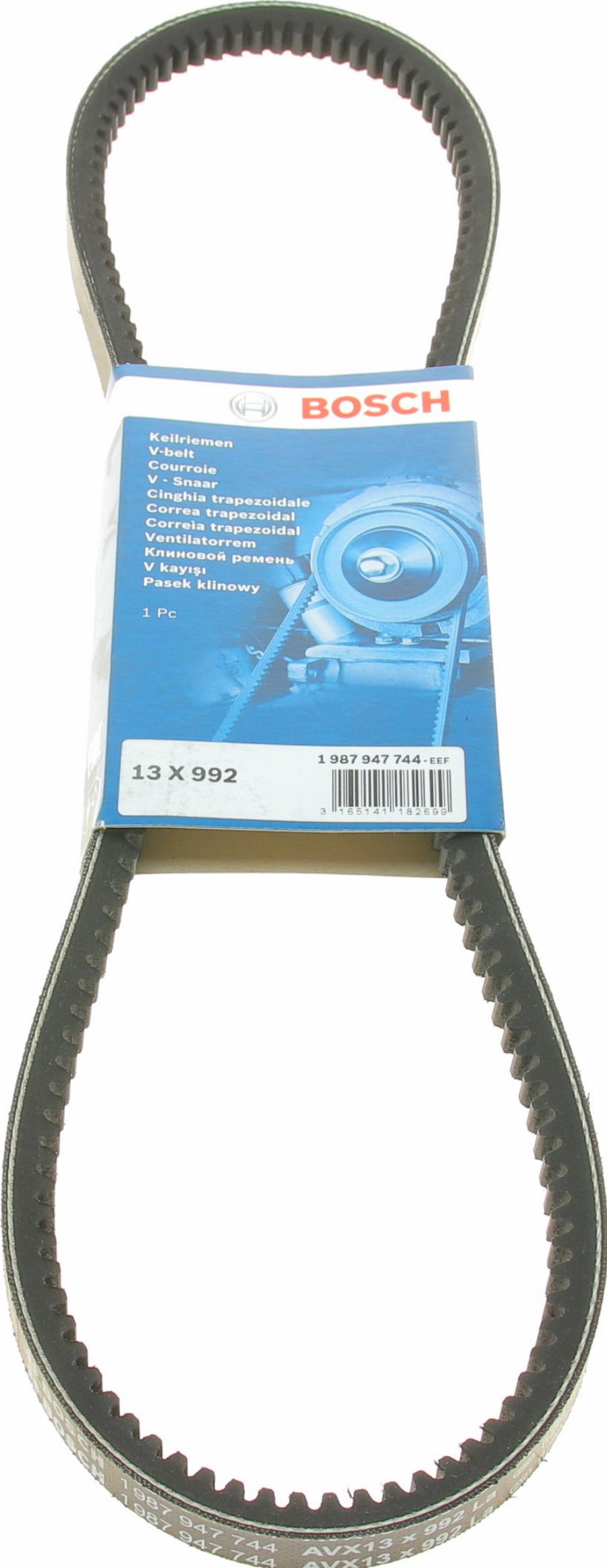 BOSCH 1 987 947 744 - Cinghia trapezoidale www.autoricambi360.it