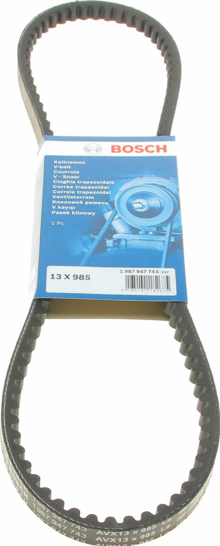 BOSCH 1 987 947 743 - Cinghia trapezoidale www.autoricambi360.it