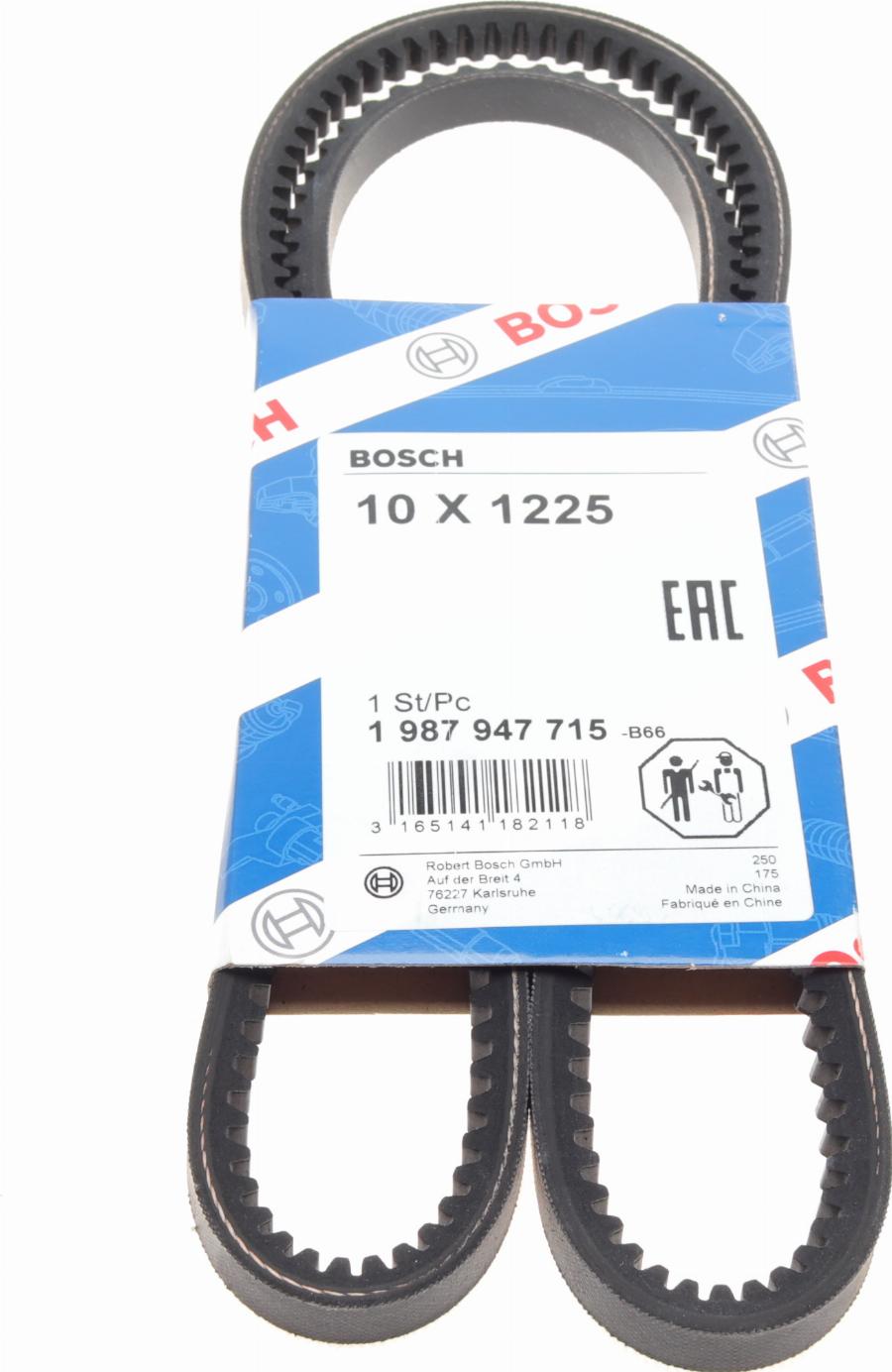 BOSCH 1 987 947 715 - Cinghia trapezoidale www.autoricambi360.it