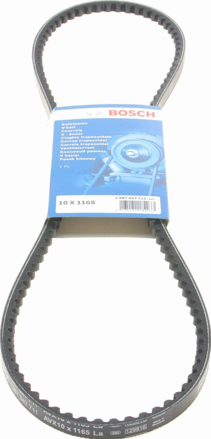 BOSCH 1 987 947 711 - Cinghia trapezoidale www.autoricambi360.it