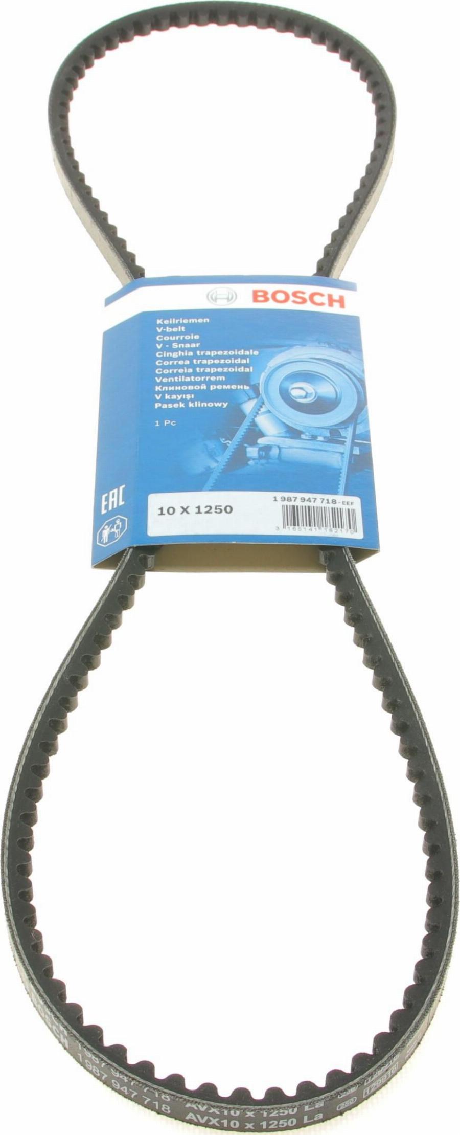 BOSCH 1 987 947 718 - Cinghia trapezoidale www.autoricambi360.it