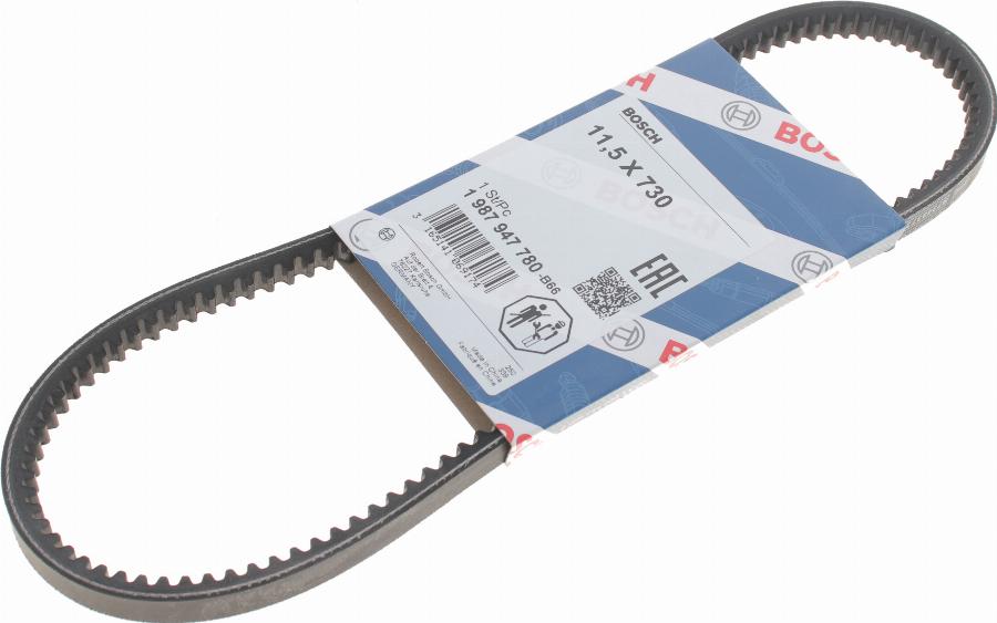 BOSCH 1 987 947 780 - Cinghia trapezoidale www.autoricambi360.it