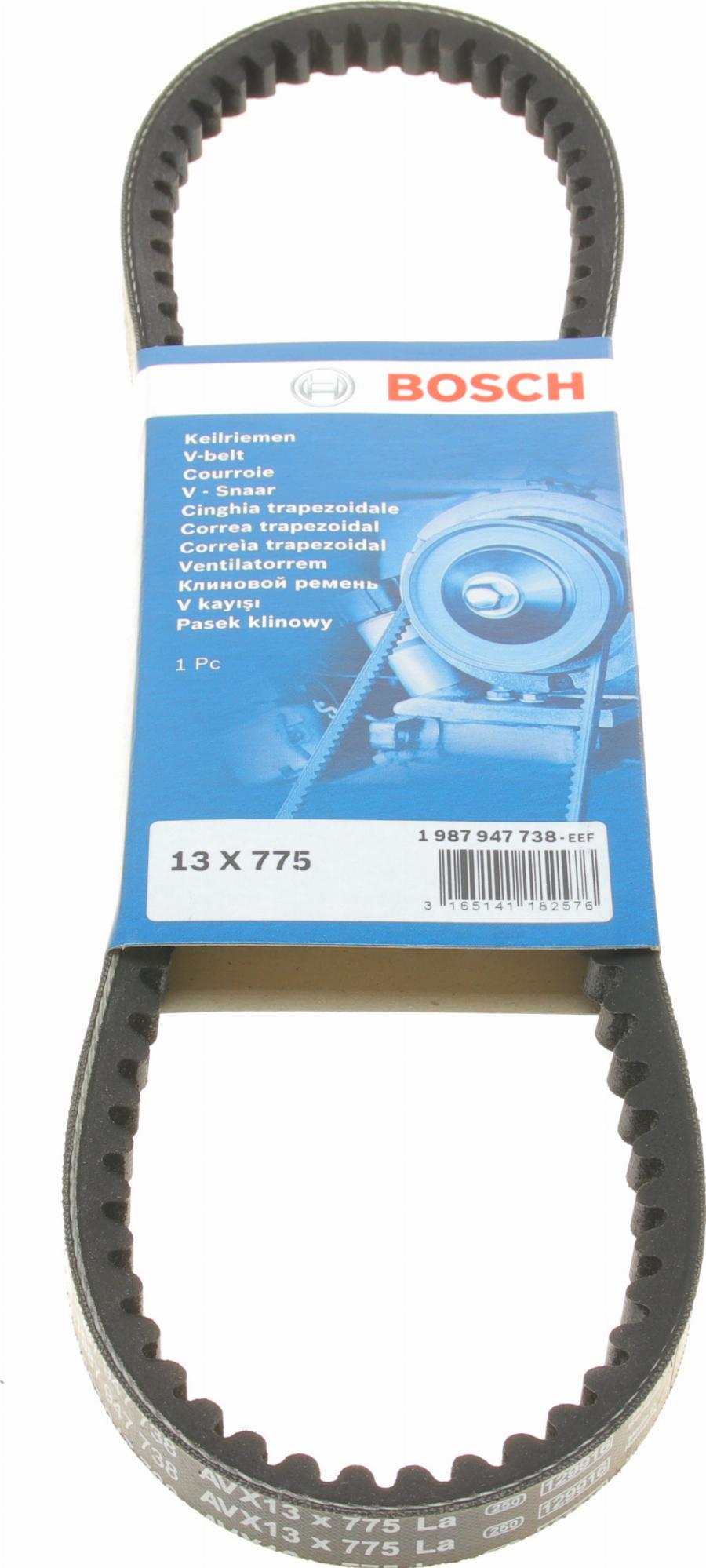 BOSCH 1 987 947 738 - Cinghia trapezoidale www.autoricambi360.it