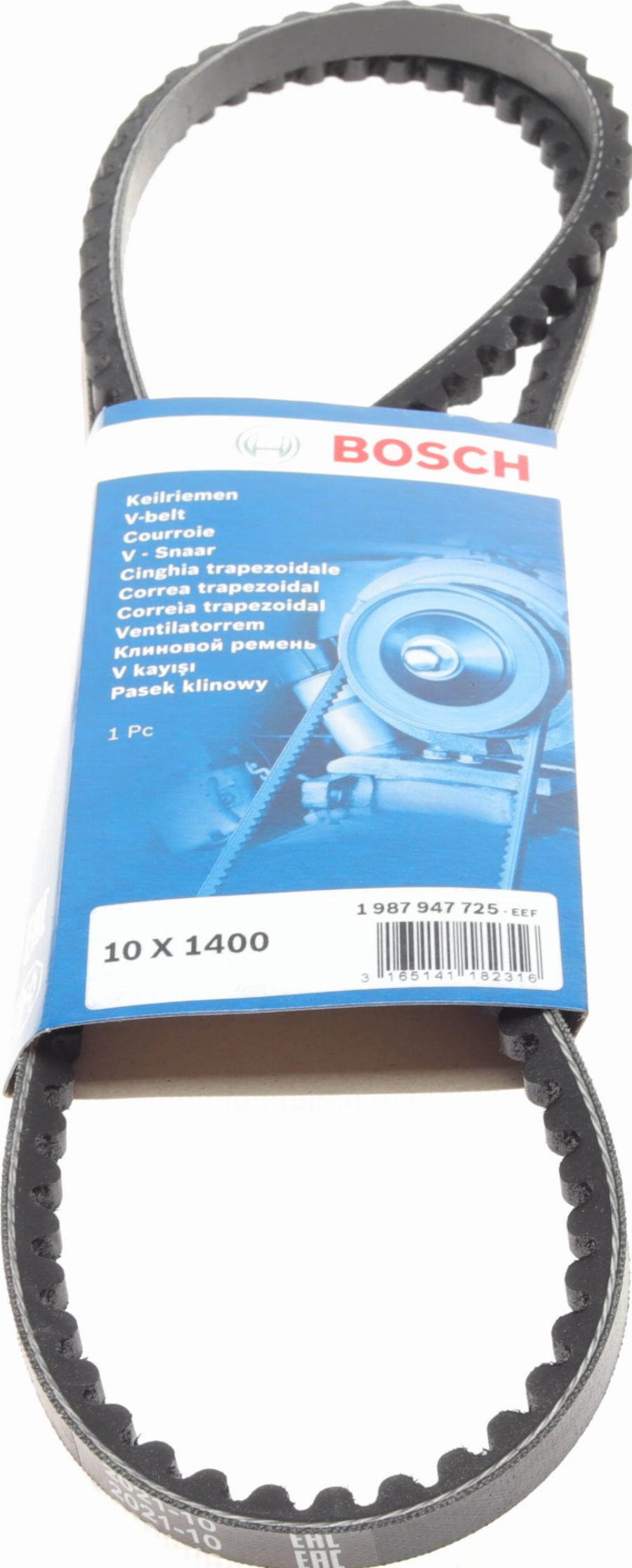 BOSCH 1 987 947 725 - Cinghia trapezoidale www.autoricambi360.it