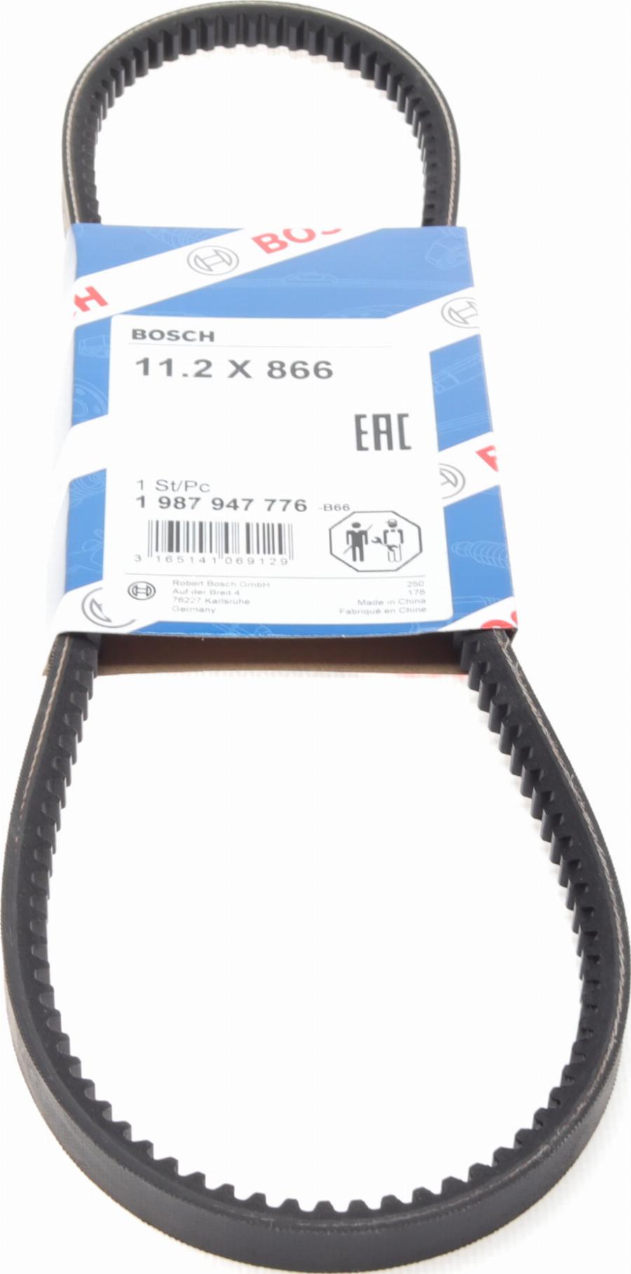 BOSCH 1 987 947 776 - Cinghia trapezoidale www.autoricambi360.it