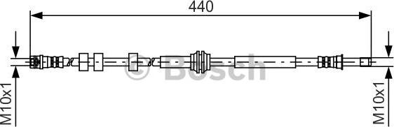 BOSCH 1 987 481 430 - Flessibile del freno www.autoricambi360.it