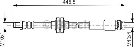 BOSCH 1 987 481 668 - Flessibile del freno www.autoricambi360.it