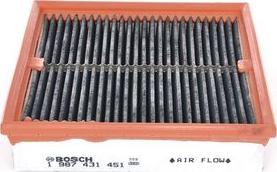 BOSCH 1 987 431 451 - Filtro, Aria abitacolo www.autoricambi360.it