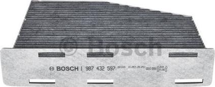 BOSCH 1 987 432 597 - Filtro, Aria abitacolo www.autoricambi360.it