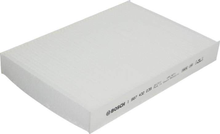 BOSCH 1 987 432 039 - Filtro, Aria abitacolo www.autoricambi360.it