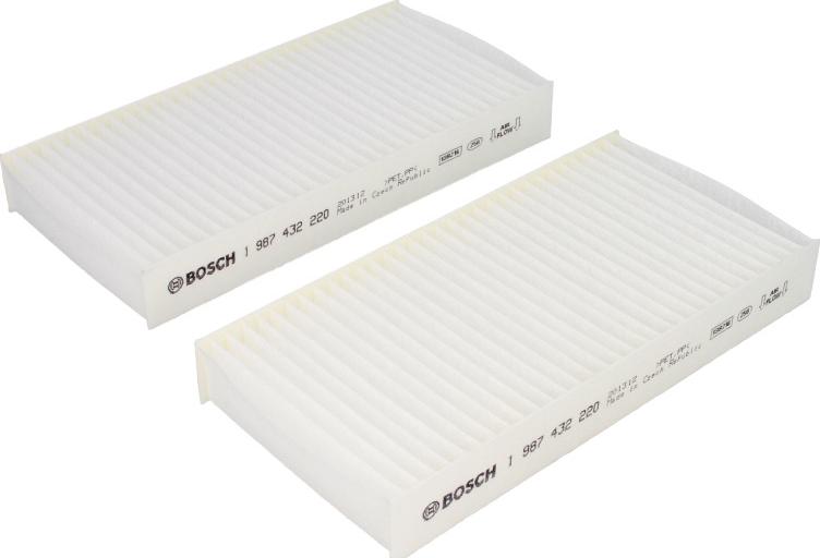 BOSCH 1 987 432 220 - Filtro, Aria abitacolo www.autoricambi360.it