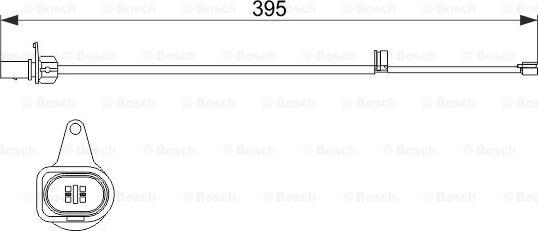 BOSCH 1 987 474 509 - Contatto segnalazione, Usura past. freno / mat. d'attrito www.autoricambi360.it