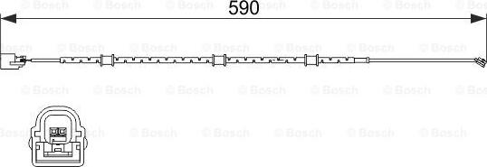 BOSCH 1 987 474 513 - Contatto segnalazione, Usura past. freno / mat. d'attrito www.autoricambi360.it