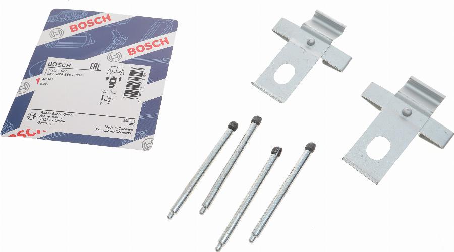 BOSCH 1 987 474 659 - Kit accessori, Pastiglia freno www.autoricambi360.it