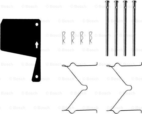BOSCH 1 987 474 074 - Kit accessori, Pastiglia freno www.autoricambi360.it