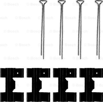 BOSCH 1 987 474 115 - Kit accessori, Pastiglia freno www.autoricambi360.it