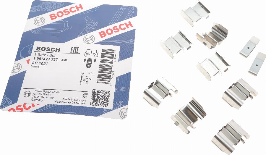 BOSCH 1 987 474 737 - Kit accessori, Pastiglia freno www.autoricambi360.it