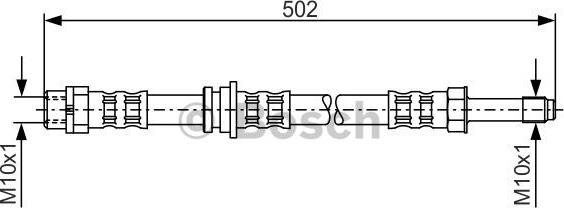 BOSCH 1 987 476 971 - Flessibile del freno www.autoricambi360.it
