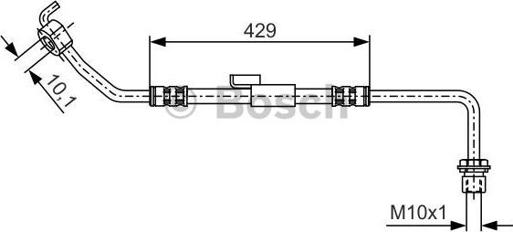 BOSCH 1 987 476 510 - Flessibile del freno www.autoricambi360.it