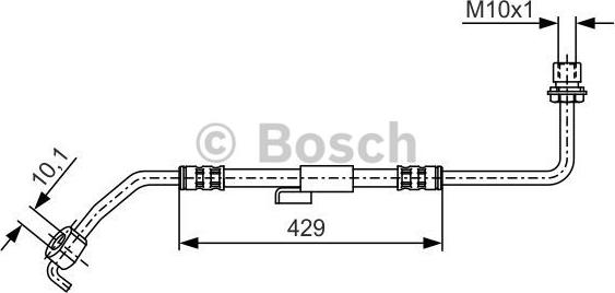 BOSCH 1 987 476 511 - Flessibile del freno www.autoricambi360.it