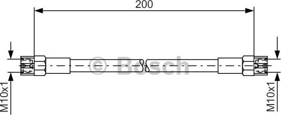 BOSCH 1 987 476 062 - Flessibile del freno www.autoricambi360.it